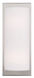 Meridian 2 Light 6 inch Brushed Nickel ADA Wall Sconce Wall Light