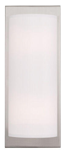 Meridian 2 Light 6 inch Brushed Nickel ADA Wall Sconce Wall Light
