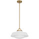 Xander 1 Light 16 inch Vibrant Gold Pendant Ceiling Light