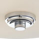 Lamina 3 Light 13.88 inch Chrome Flush Mount Ceiling Light