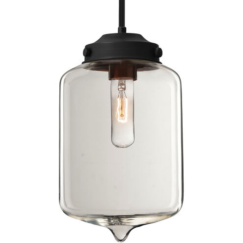 Olin 1 Light Black Cord Pendant Ceiling Light