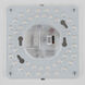 DC Series 1 Light 14 inch Brushed Nickel Flush Mount Ceiling Light