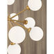 Sean Lavin Mara Grande LED 32.6 inch Aged Brass Chandelier Ceiling Light, Integrated LED
