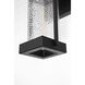 Cambria 1 Light 14 inch Black Outdoor Wall Sconce