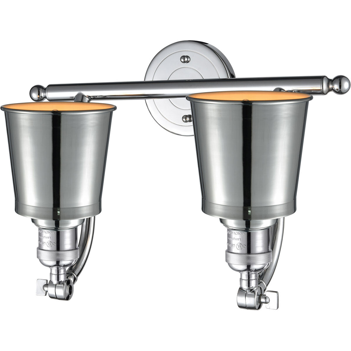 Franklin Restoration Addison LED 18 inch Polished Chrome Bath Vanity Light Wall Light, Franklin Restoration