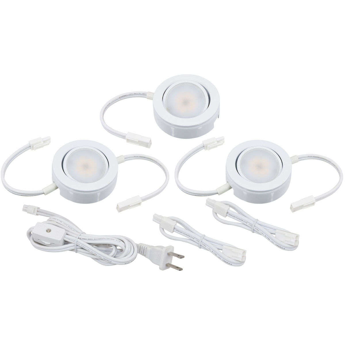 Under cabinet puck lights 120v deals