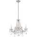 Maria Theresa 5 Light 20 inch Polished Chrome Chandelier Ceiling Light in Clear Swarovski Strass