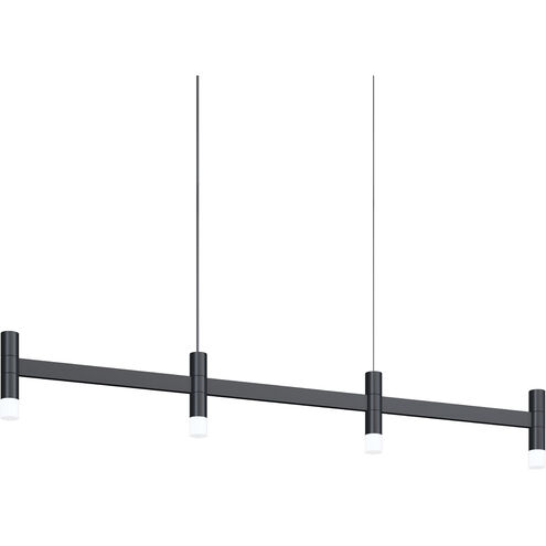 Systema Staccato LED 43 inch Satin Black Linear Pendant Ceiling Light