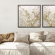 Fragile Beauty Pink and Beige and White Framed Art