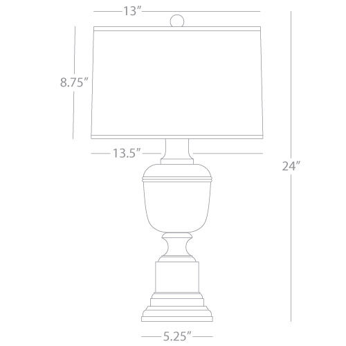 Annika 24 inch 60 watt Tangerine Accent Lamp Portable Light in Tangerine With Matte Gold
