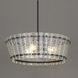 Ruche 4 Light 29.75 inch Bronze Chandelier Ceiling Light in Clear