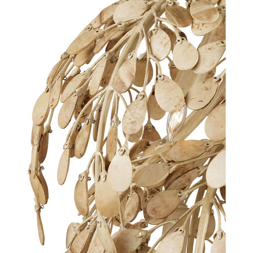 Maypan 6 Light 20 inch Coco Cream/Natural Pendant Ceiling Light