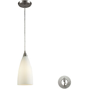Vesta 1 Light 5 inch Satin Nickel Mini Pendant Ceiling Light