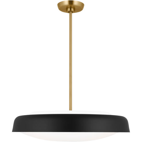 kate spade new york Draper 3 Light 22 inch Midnight Black Pendant Ceiling Light