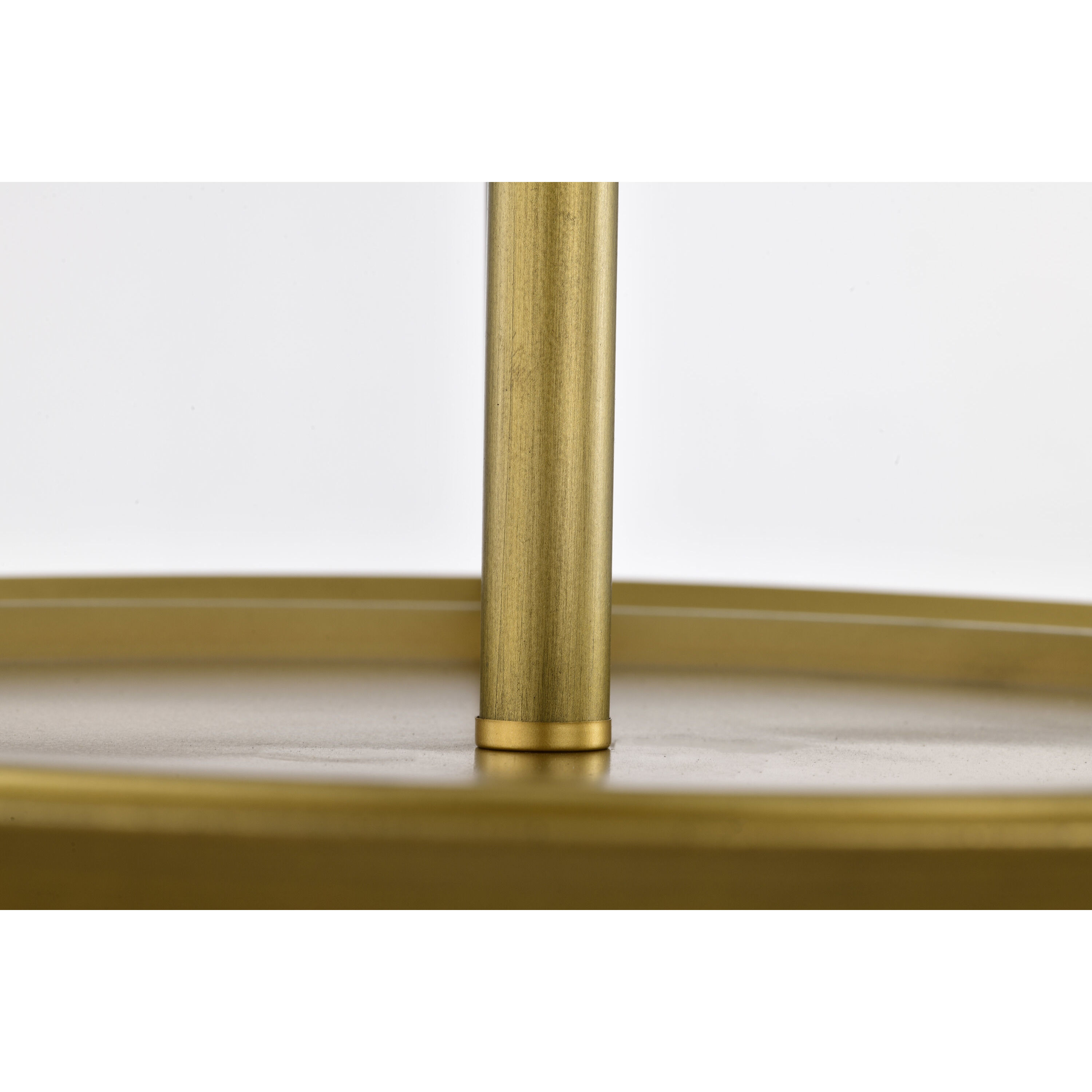 Rowen 4 Light 18.5 inch Natural Brass Semi Flush Mount Ceiling Light