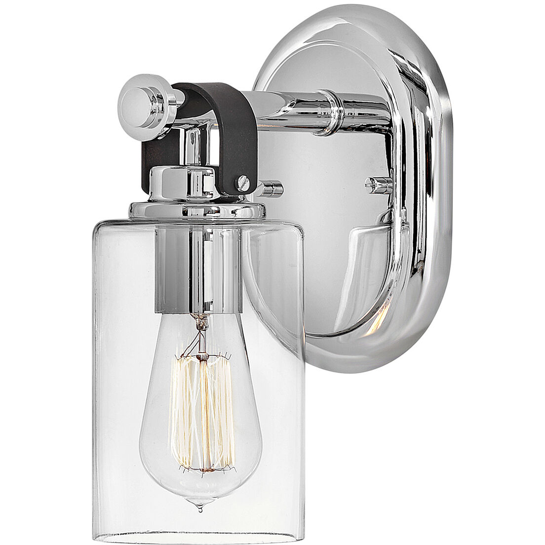 Halstead 1 Light 6.5 inch Chrome Vanity Light Wall Light