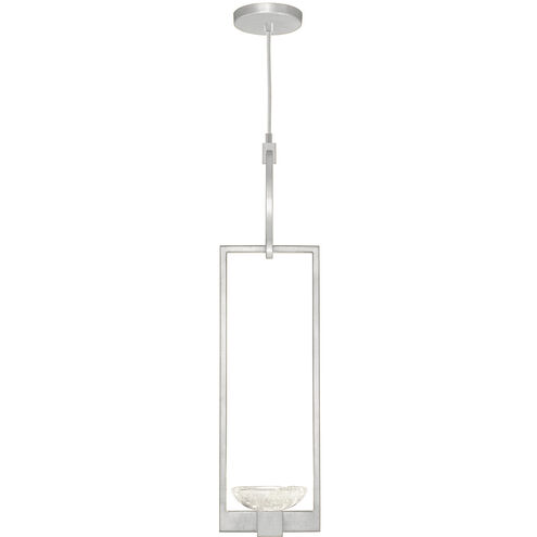 Delphi LED 7 inch Silver Pendant Ceiling Light in Up