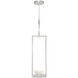 Delphi LED 7 inch Silver Pendant Ceiling Light in Up