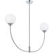 Nyomi 2 Light 42 inch Chrome Chandelier Ceiling Light