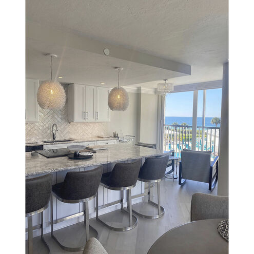 Urchin 1 Light 9 inch White Mini Pendant Ceiling Light