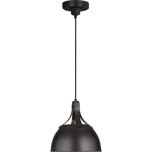 TOB by Thomas O'Brien Logan 1 Light 11.88 inch Aged Iron Pendant Ceiling Light