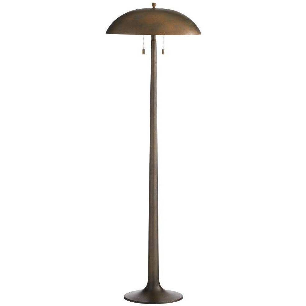 Fleetwood 59.5 inch 40.00 watt Vintage Brass, Aluminum Floor Lamp Portable Light