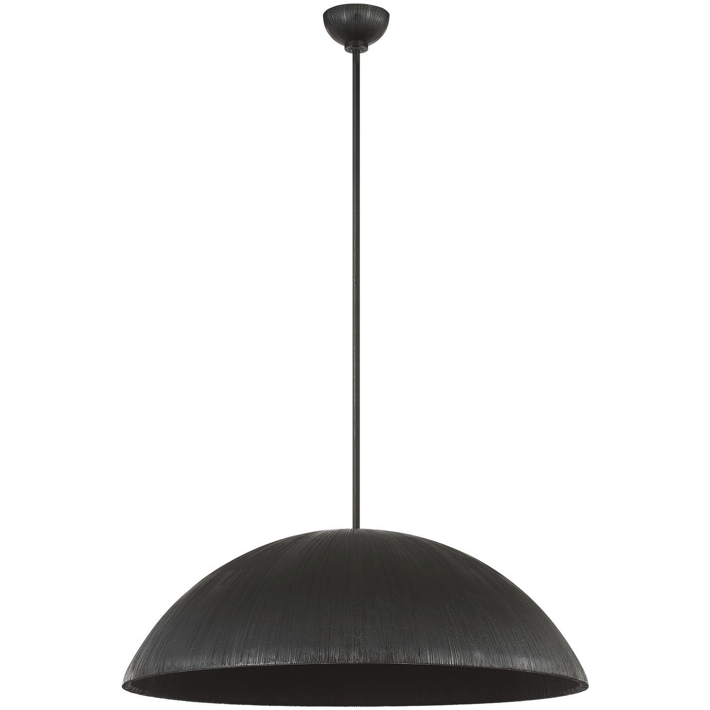 Kelly Wearstler Utopia LED 30 inch Aged Iron Sculpted Pendant Ceiling Light