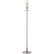 kate spade new york Walker 58 inch 4.6 watt Burnished Silver Leaf Cordless Floor Lamp Portable Light in Linen