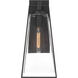 Costa 1 Light 21.5 inch Sand Coal Black Outdoor Wall Sconce