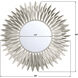 Broche 24 X 24 inch Antique Silver Wall Mirror