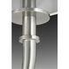 Avana 1 Light 5.63 inch Brushed Nickel Wall Sconce Wall Light, Design Series