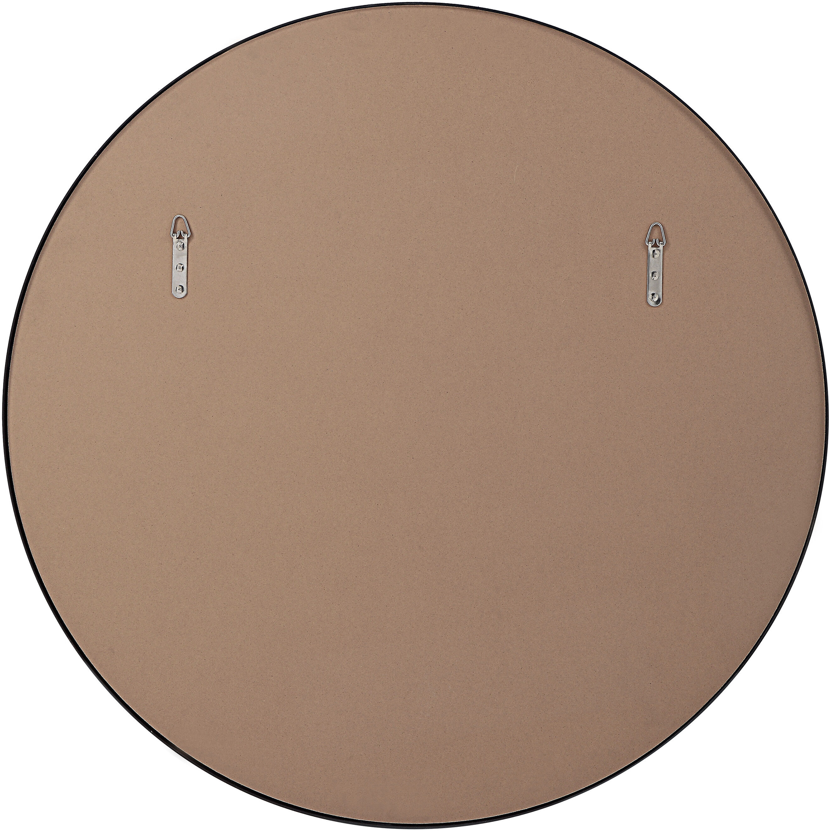 Namur 36 X 36 inch Matte Black Wall Mirror