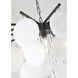 Canada LED 30 inch Satin Black Chandelier Ceiling Light