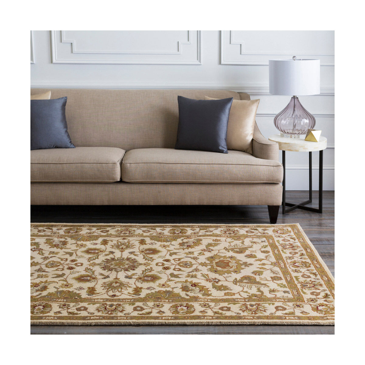 Cedric 96 X 30 inch Beige/Camel/Wheat/Dark Red/Dark Brown/Olive/Taupe Rugs, Wool