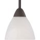 Tia 1 Light 5.25 inch Painted Bronze Mini Pendant Ceiling Light