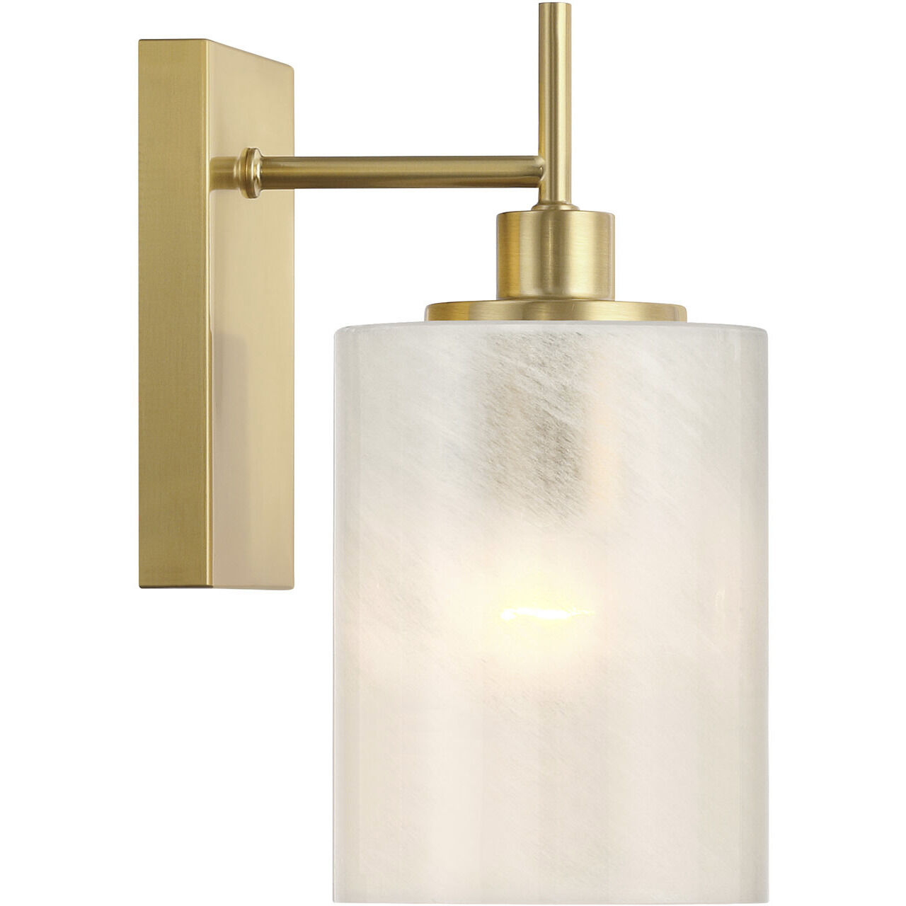 Modern 1 Light 4.75 inch Natural Brass Wall Sconce Wall Light