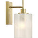 Modern 1 Light 4.75 inch Natural Brass Wall Sconce Wall Light