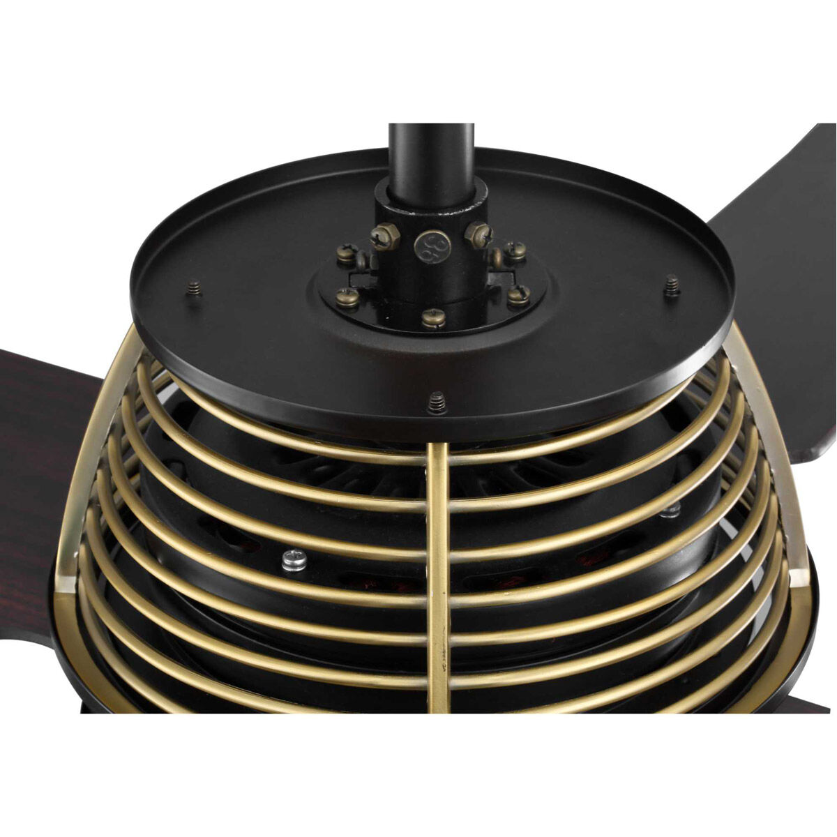 Shaffer 56 inch Architectural Bronze with Driftwood/Natural Cherry Blades Ceiling Fan