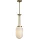 Alisse 1 Light 7.5 inch Brushed Gold Pendant Ceiling Light