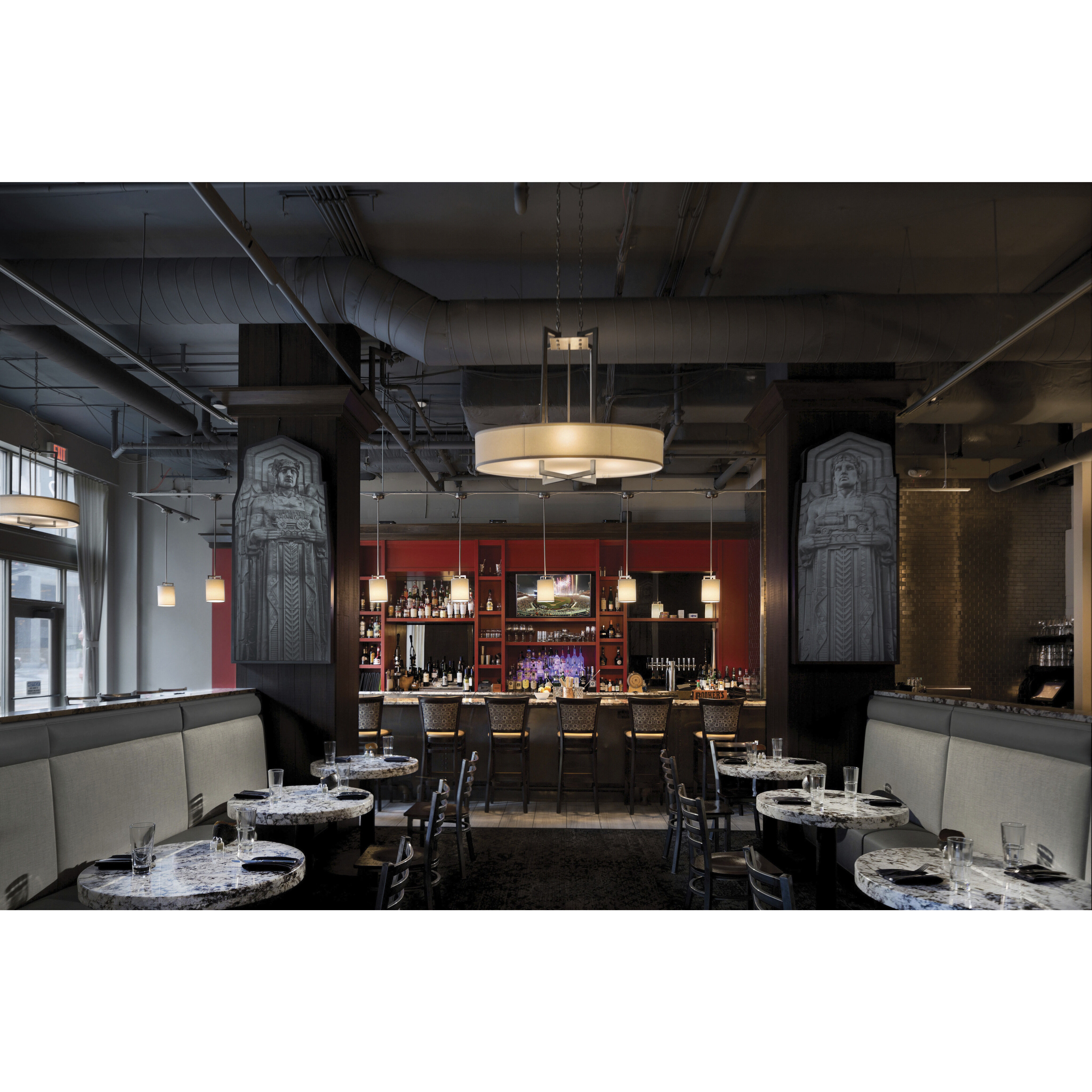 Hampton 1 Light 7 inch Antique Nickel Indoor Mini Pendant Ceiling Light