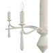 Donnybrook 6 Light 32.5 inch Snow White Chandelier Ceiling Light