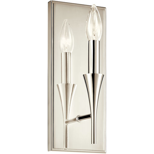 Alvaro 1 Light 5 inch Polished Nickel Wall Sconce Wall Light