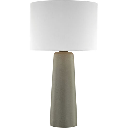 Eilat 27 inch 100 watt Polished Concrete Outdoor Table Lamp in Incandescent