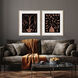 Creative Blossoms I Orange and Black and Rust Framed Art