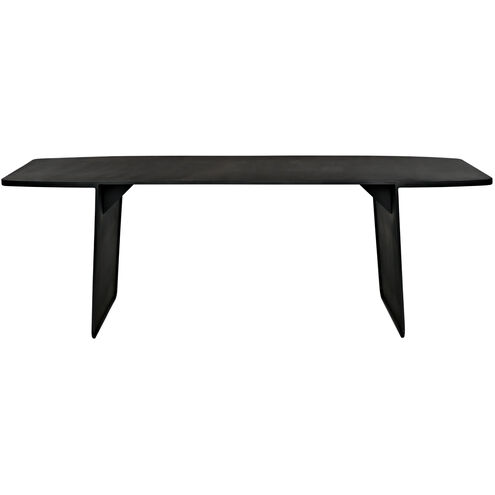 Esprit 90 X 40 inch Matte Black Dining Table