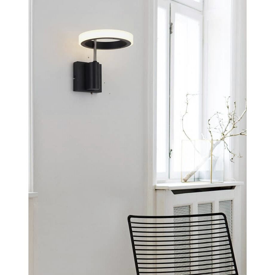 Aerial Wall Sconce Wall Light in Antique Nickel