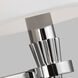 AH by Alexa Hampton Paisley 2 Light 14.5 inch Polished Nickel Vanity Light Wall Light