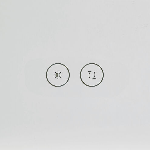 Cadre 30 X 30 inch Chrome Backlit Wall Mirror