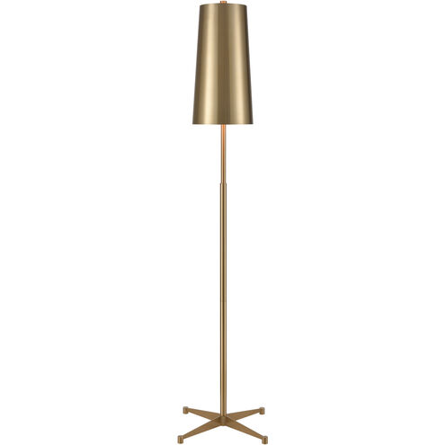 Matthias 65 inch 100 watt Aged Brass Floor Lamp Portable Light