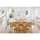 Broche 5 Light 53.5 inch Matte White Linear Chandelier Ceiling Light